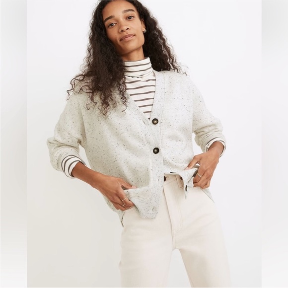 Madewell grey cardigan sweatshirt - Picture 1 of 6